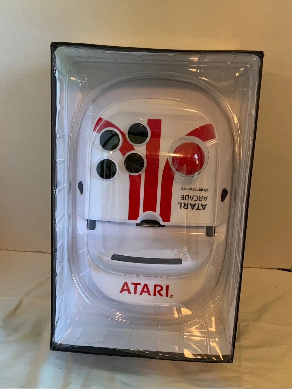 Atari Arcade Duo Powered iPad Controller Dock - White with Red Accents